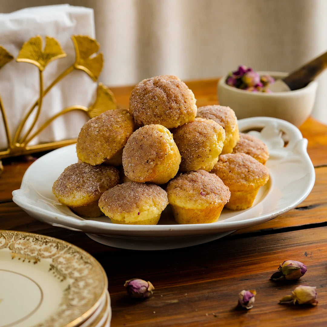 Rose Sugared Donut Gems