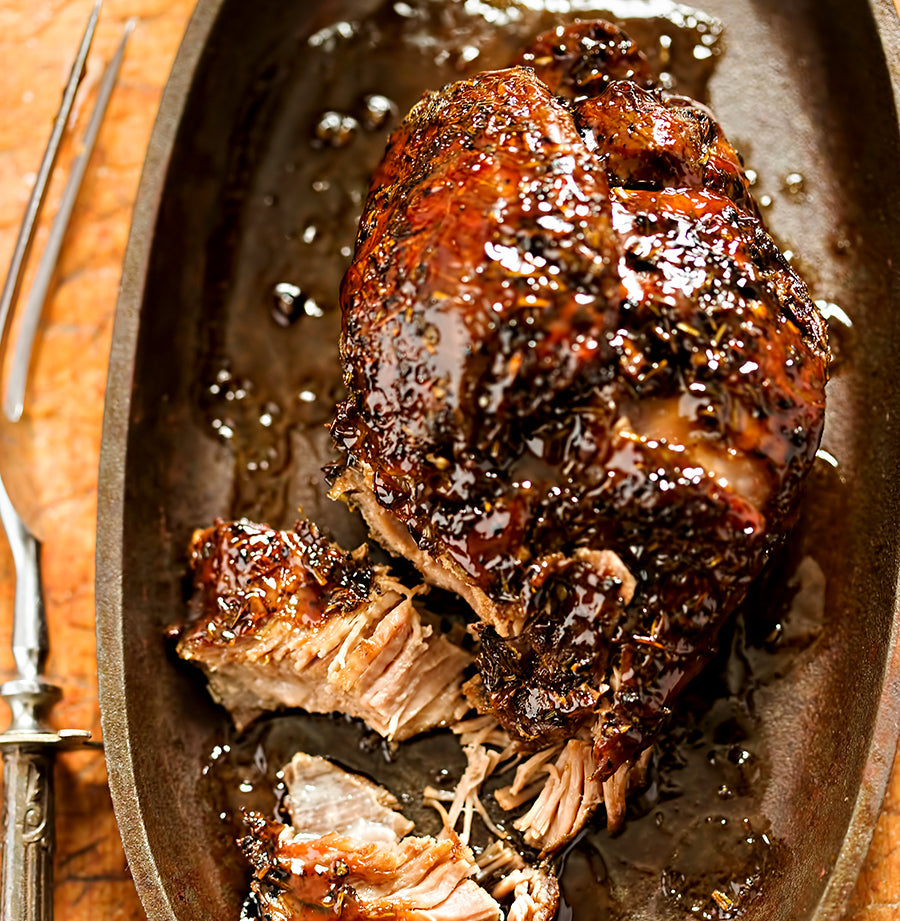 Braised lamb shoulder looking delicious!