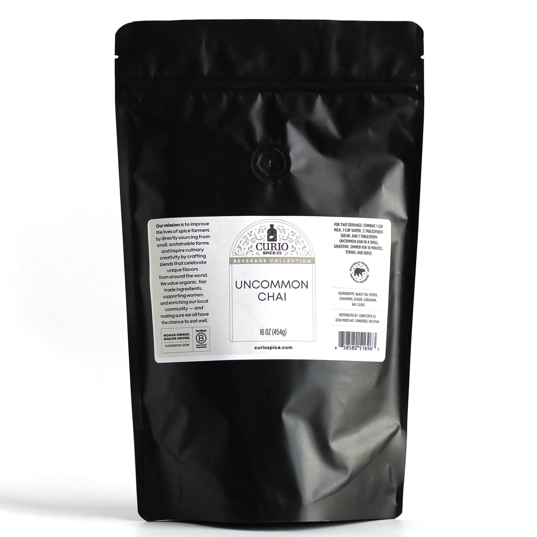 Back label for Uncommon Chai&