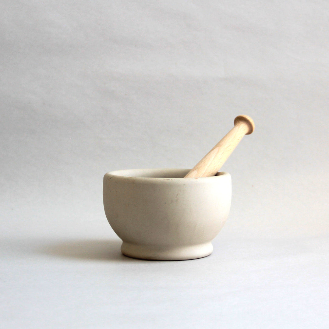 4.33" (11 cm) Size 1 Ceramic Mortar &amp; Pestle