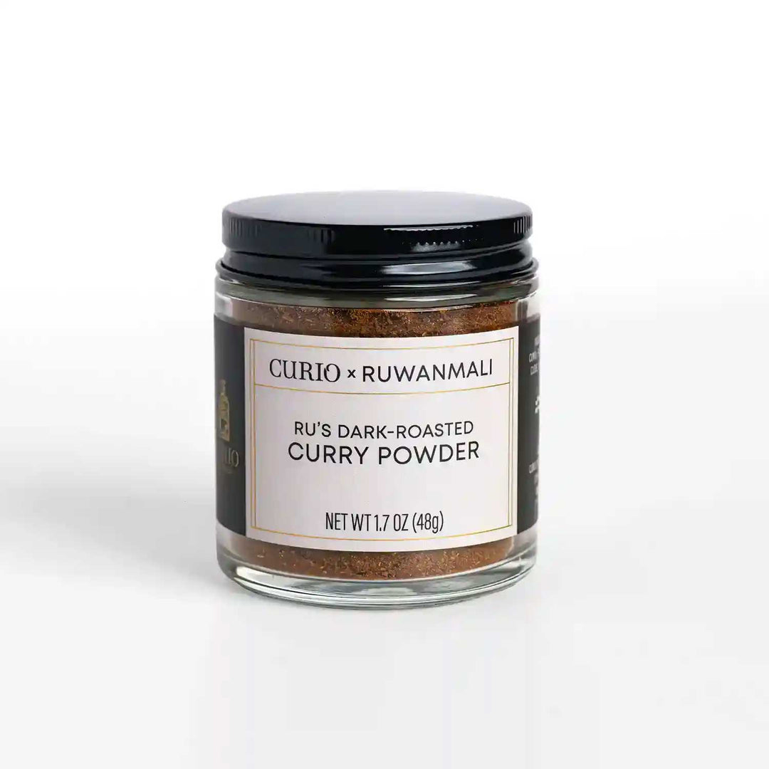 A glass jar of Ru&